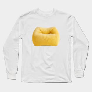 yellow bean bag Long Sleeve T-Shirt